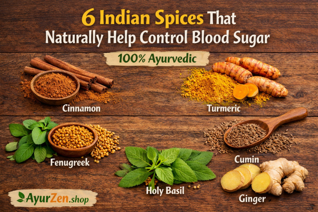 6 Powerful Indian Spices to Manage Blood Sugar Levels Naturally